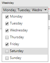 weekdaydropdown