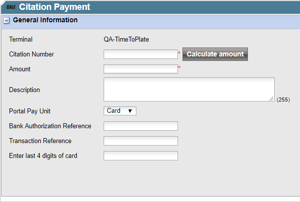 Citation Payment