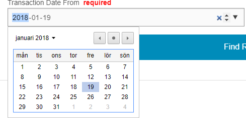 DatePicker