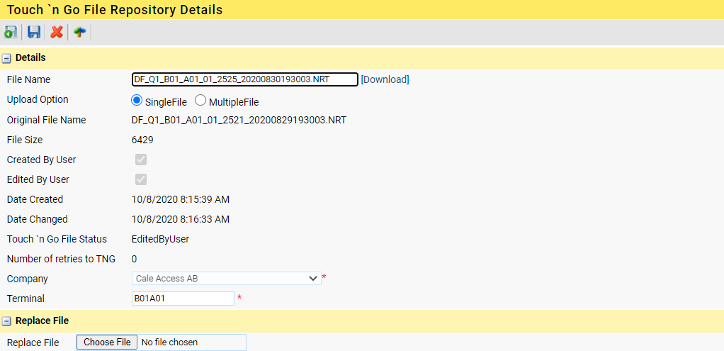 TNG File details