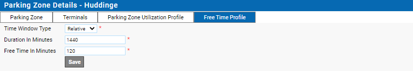 paking Zone - Free Time Profile 2