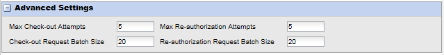 Post Payment Profiles - advanced settings