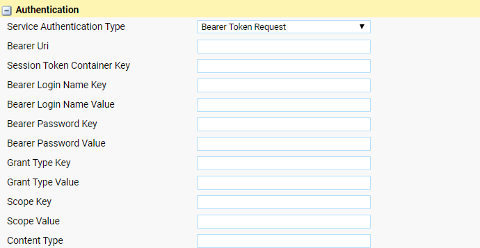 Bearer Token Request