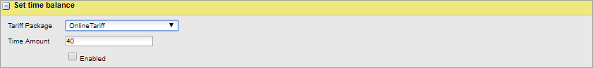 Scheduled deposits time balanse