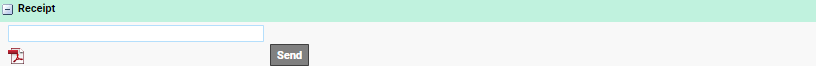 Post Payment -Transaction details - receipt