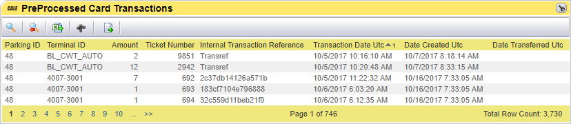 Pre-processed card transactions