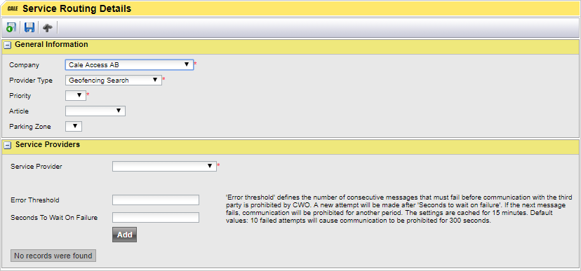 Geofencing routing 1