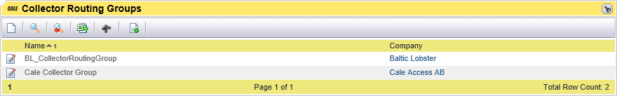 Collector Routing Groups