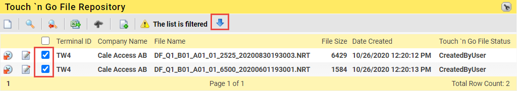 TnG downlowd files