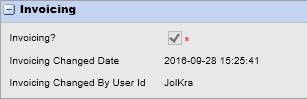 Invoice setting