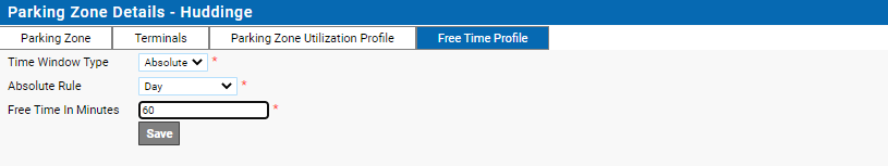 paking Zone - Free Time Profile 1