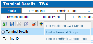 Terminal Details Signpost
