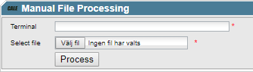 Manual File Processing