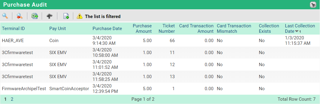 Purchase Audit