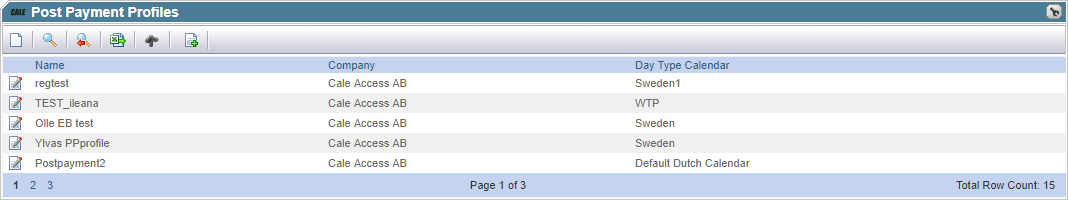 Post Payment Profiles
