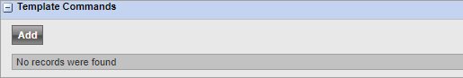Command Sequence - add button
