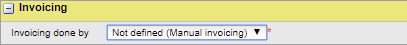 Invoicing