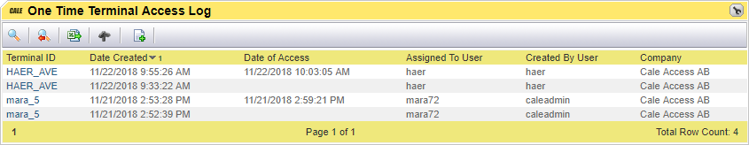 OnlineTerminalAccessControl-List