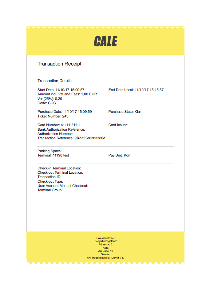 reciept