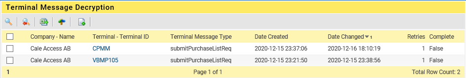 TerminalMessageDescription