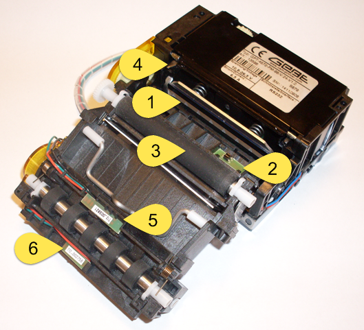 46, Printer in opened state