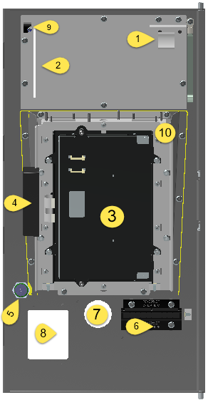 Figure 20, CTWC S4 Touch door interior.