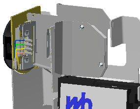 Figure 4,  Antipin inside view. CWTC S4 door