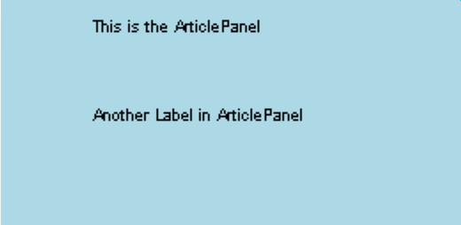 Figure 18. STN article panel, example.