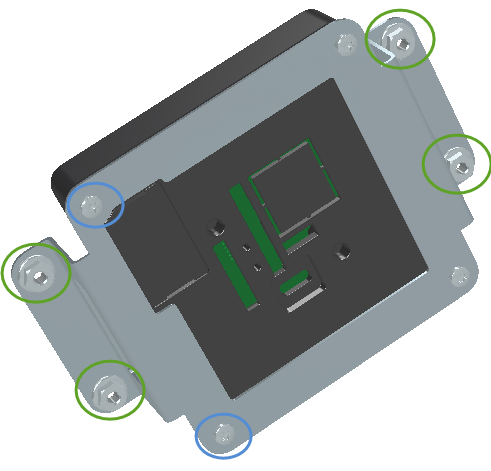 Figure 17, Contact-less reader with mounting frame