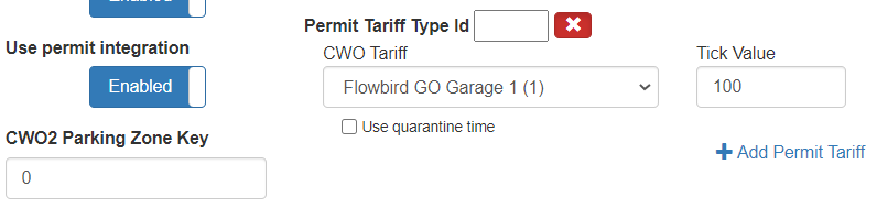 Enable Permit in Zone