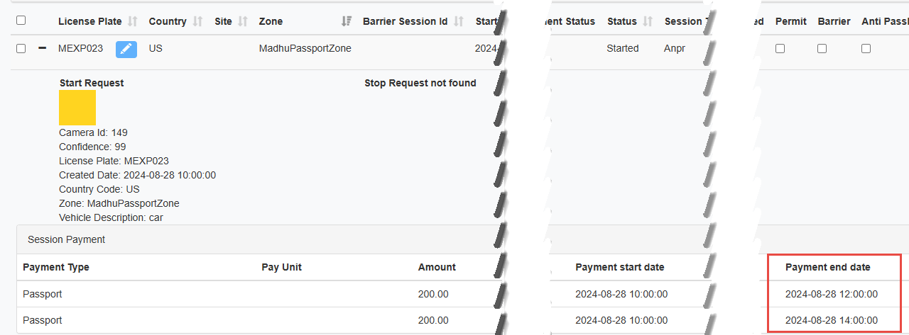 Extended Time Payment example 1