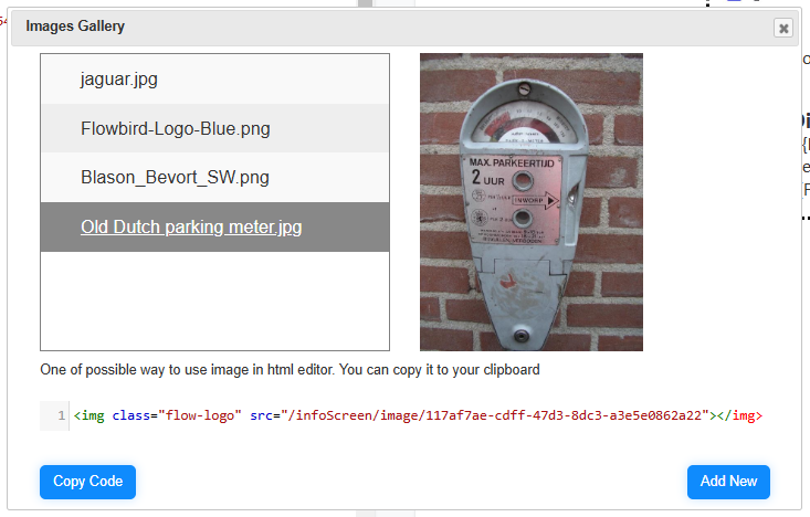 QR Code image galery