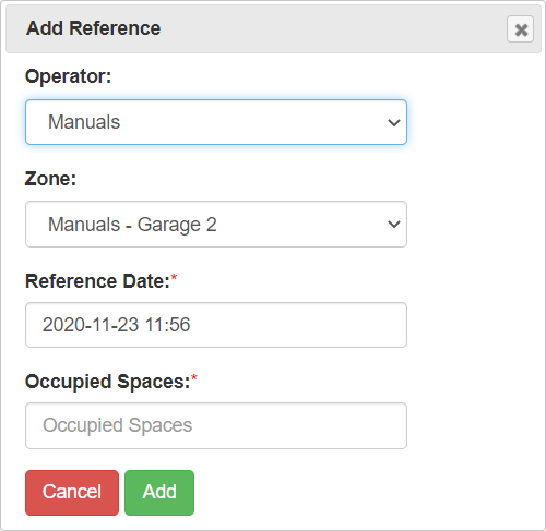 Occupancy Reference details