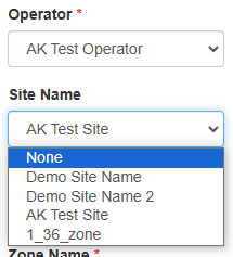 Update Zone when deleting a Site