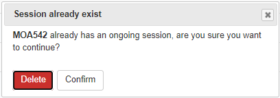 duplicate session