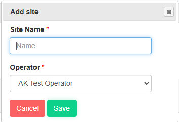 Add Site