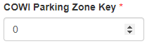 COWI Parking Zone key
