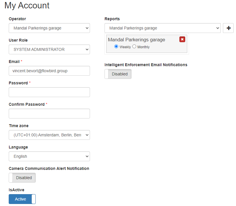 Figure 31: My account