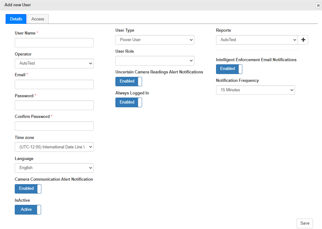 Figure 30: Add user