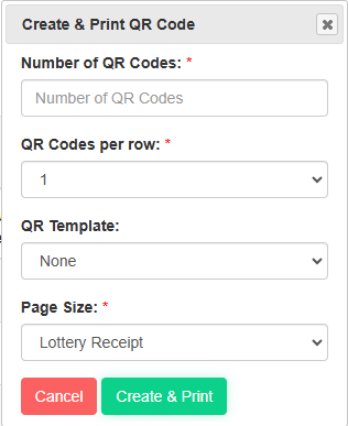 QR Code print