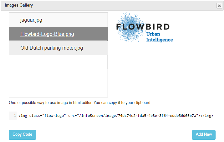 Select image