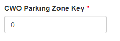 CWO2 Parking Zone Key