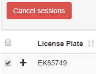 Cancel session