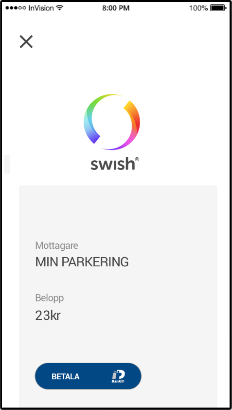 Pay with Swish