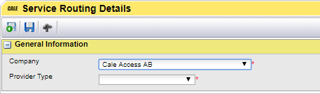 Figure 18, Create a Service Routing, Step 1