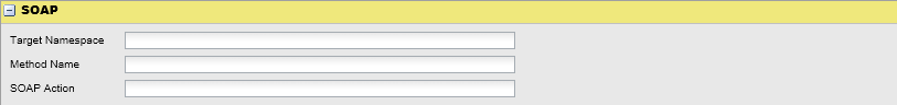 Figure 12, Create a Service Provider - step 2 - Request definition - SOAP section