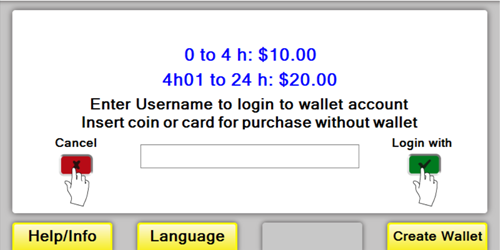 CodeInputPanel Wallet
