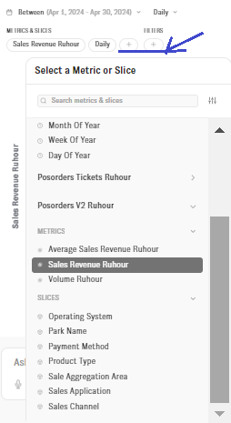 Discover metrics