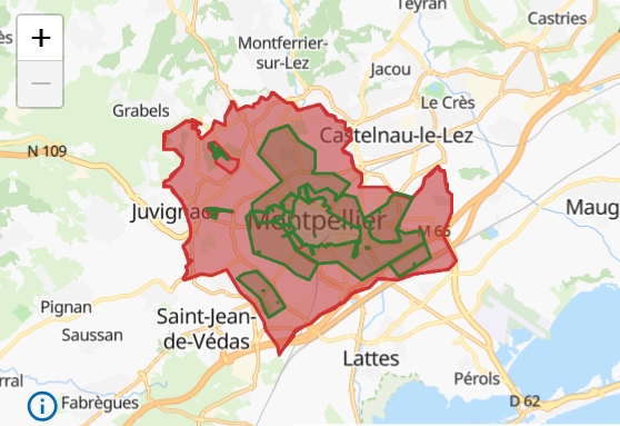 Widget map