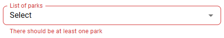 mandatory fields